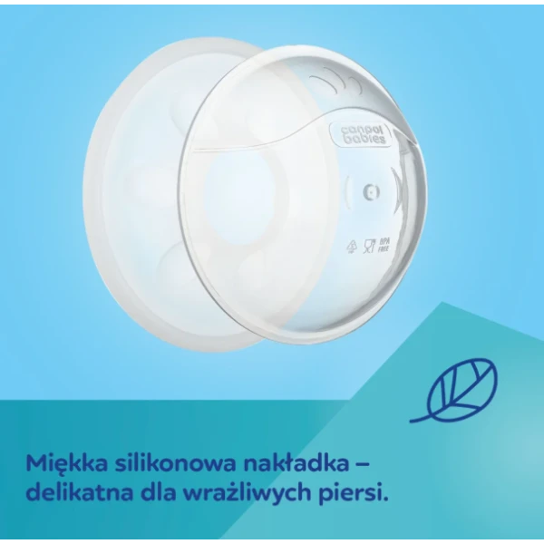 CANPOL MUSZLE LAKTACYJNE KOLEKTORY 2 SZT. 1/700