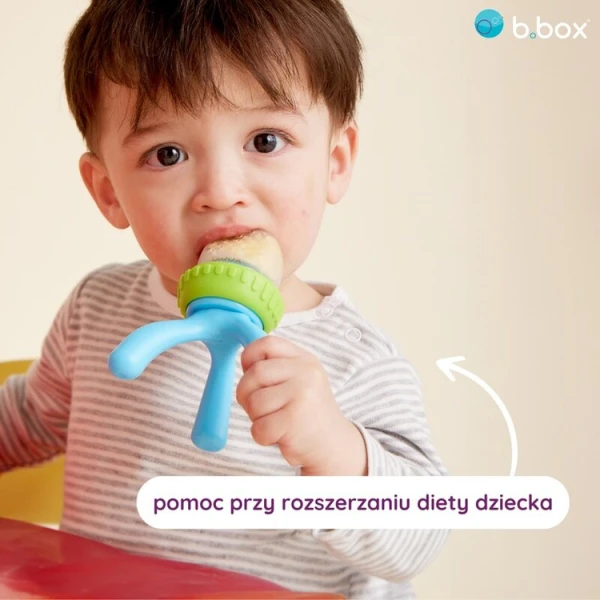 B.box Gryzak silikonowy do podawania pokarmu, róż