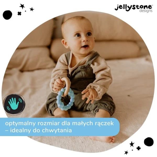 Księżycowy gryzak, niebieski, Jellystone Designs