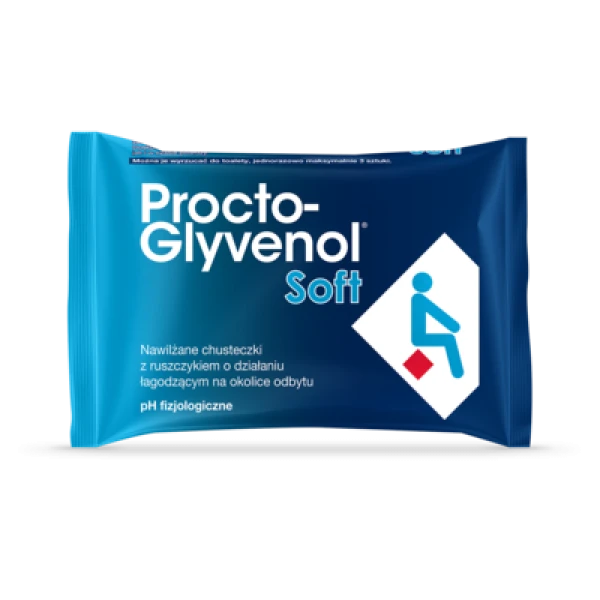 PROCTO-GLYVENOL SOFT ŻEL DO HIGIENY INTYMNEJ + NAWILŻANE CHUSTECZKI ZESTAW