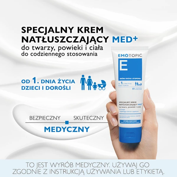 PHARMACERIS E EMOTOPIC SPECJALNY KREM NATŁUSZCZAJĄCY MED+ 75 ML