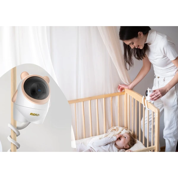 NENO AMI BEZPRZEWODOWA NIANIA ELEKTRONICZNA IP WIFI MIŚ