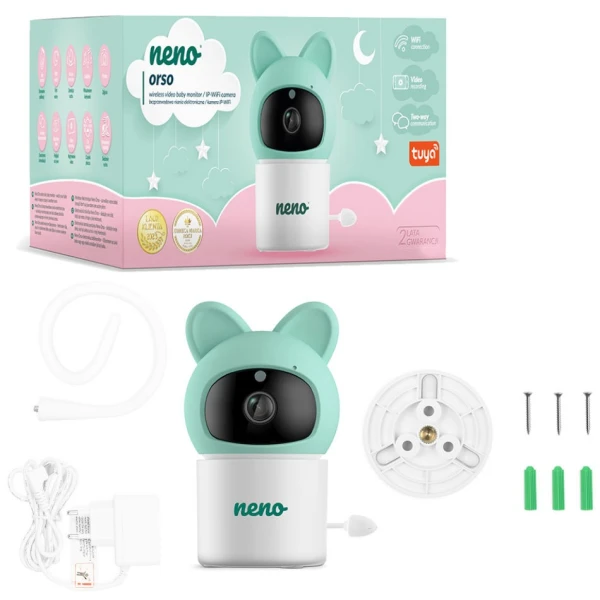 NENO ORSO BEZPRZEWODOWA NIANIA ELEKTRONICZNA WIFI IP