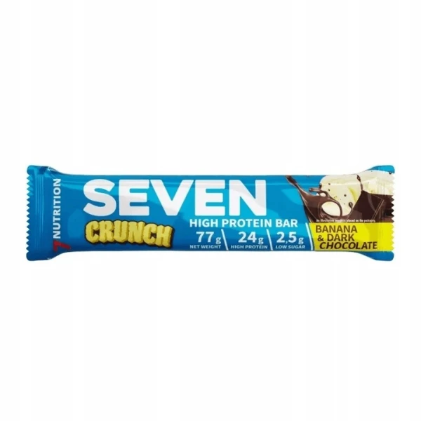 7NUTRITION SEVEN PROTEIN BAR DARK BANANA BATON PROTEINOWY BANAN 77G