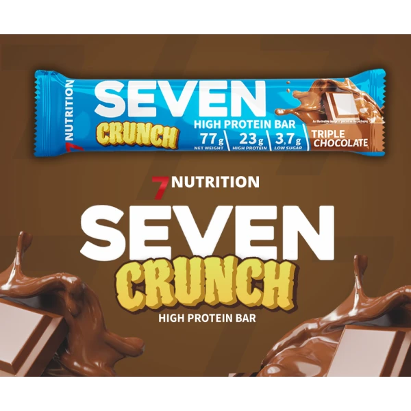 7NUTRITION SEVEN PROTEIN BAR TRIPLE CHOCO BATON PROTEINOWY POTRÓJNA CZEKOLADA