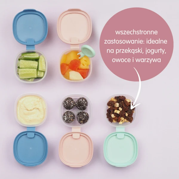 B.Box Pojemniki na przekąski 3 szt., Berry