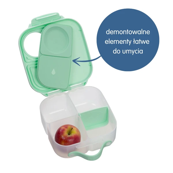 B.Box Zestaw Sportowa butelka tritanowa 450 ml + Mini Lunchbox, Strawberry Shake