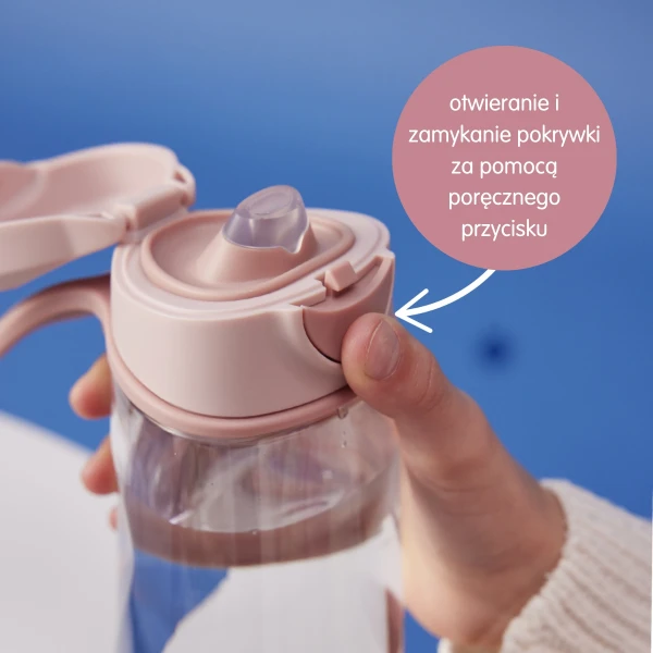 B.Box Zestaw Sportowa butelka tritanowa 450 ml + Mini Lunchbox, Strawberry Shake