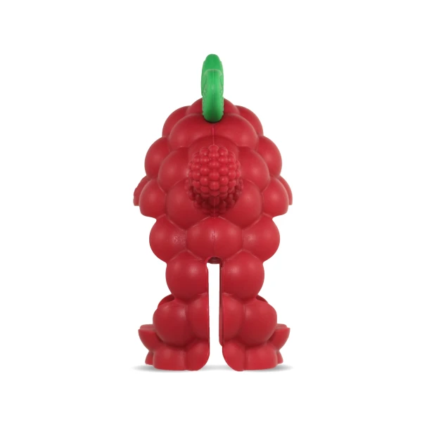 Gryzak silikonowy Razberry Grip, czerwony, RaZbaby