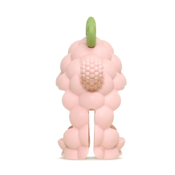 Gryzak silikonowy Razberry Grip, różowy, RaZbaby