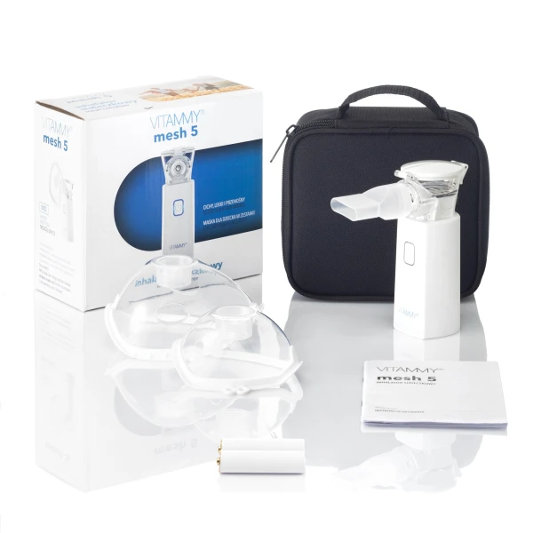 VITAMMY MESH 5 INHALATOR SIATECZKOWY PRZENOŚNY LEKKI 