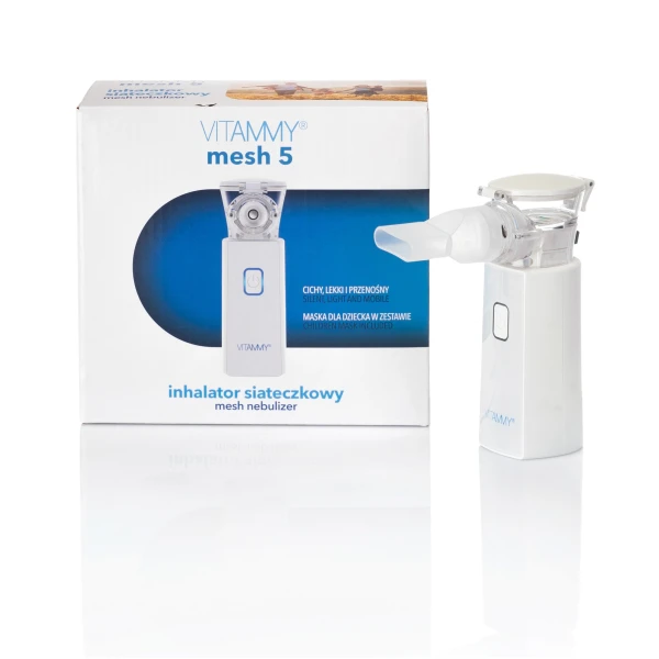 VITAMMY MESH 5 INHALATOR SIATECZKOWY PRZENOŚNY LEKKI 