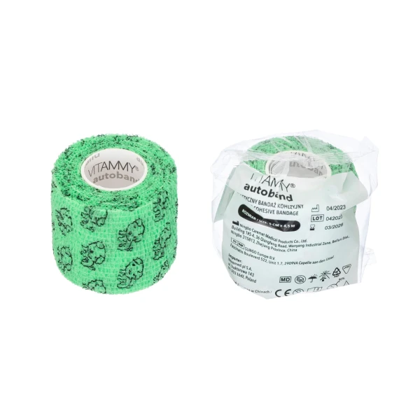VITAMMY AUTOBAND ELASTYCZNY BANDAŻ KOHEZYJNY 5 CM X 4,5 M PIESKI