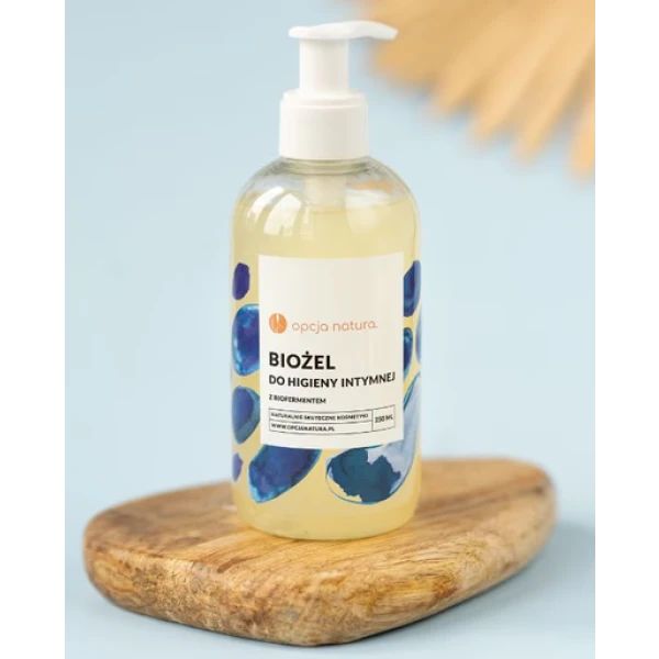OPCJA NATURA BIOŻEL ŻEL DO HIGIENY INTYMNEJ Z BIOFERMENTEM 250 ML