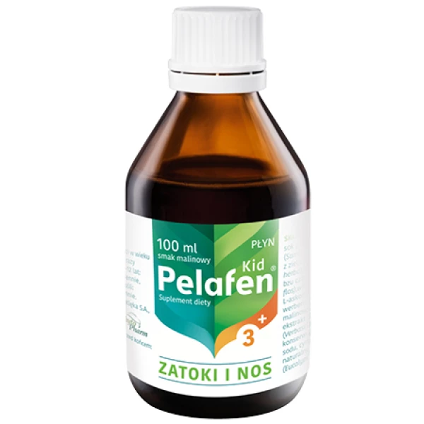PELAFEN KID 3 + ZATOKI I NOS SYROP DLA DZIECI 100 ML PHYTOPHARM