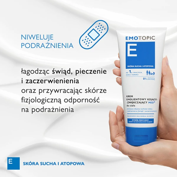 PHARMACERIS E EMOTOPIC KREM KOJĄCO-ZMIĘKCZAJĄCY MED+ 200 ML