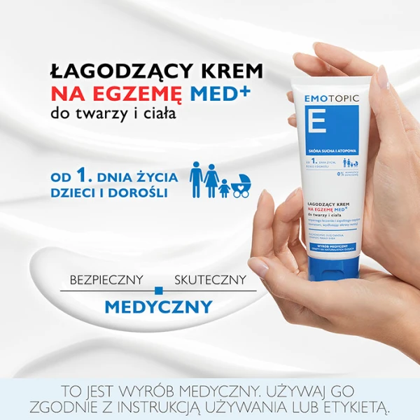 PHARMACERIS E EMOTOPIC ŁAGODZĄCY KREM NA EGZEMĘ MED+ 75 ML