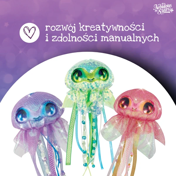 NEBULOUS STARS ZESTAW KREATYWNY DO TWORZENIA ŚWIECĄCYCH MEDUZ 7+ 
