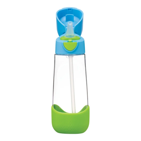 B.Box Butelka na wodę tritanowa ze słomką 600ml Ocean Breeze