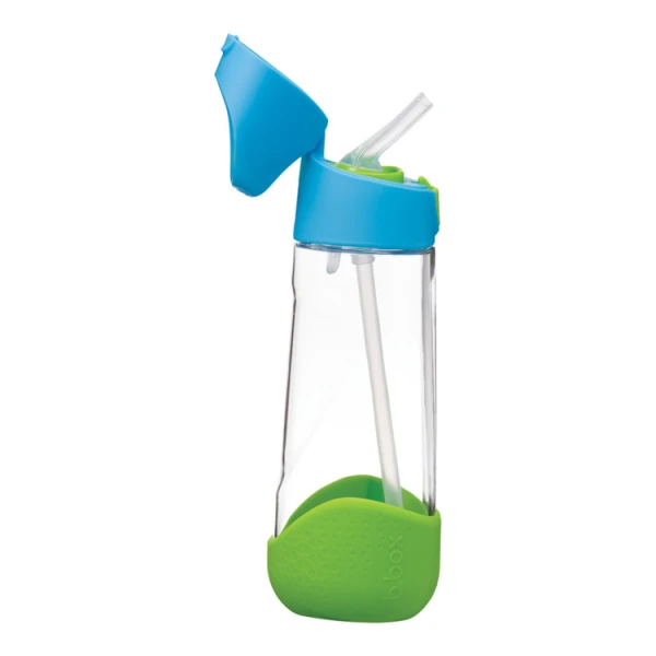 B.Box Butelka na wodę tritanowa ze słomką 600ml Ocean Breeze