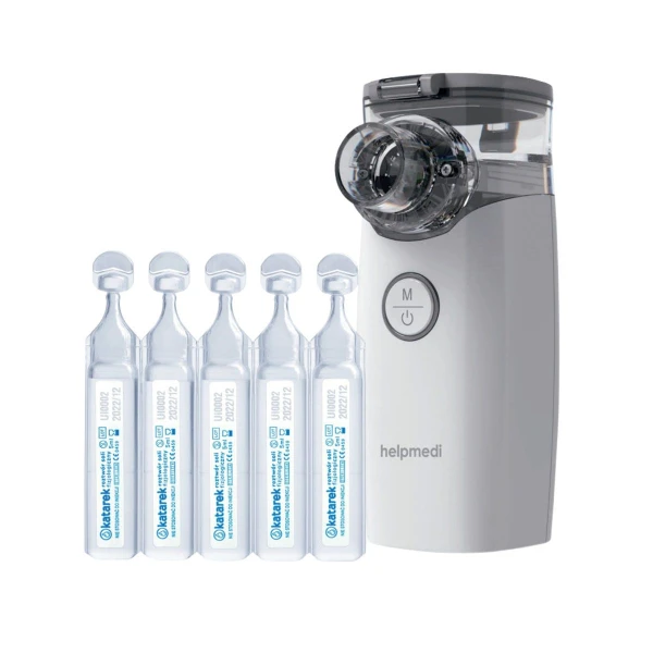 HELPMEDI NEBUCARE MAX NEBULIZATOR INHALATOR PRZENOŚNY ZESTAW