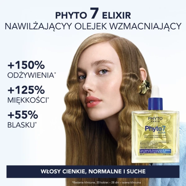 PHYTO 7 OLEJEK NAWILŻAJĄCY ELIXIR DO WŁOSÓW 100 ML