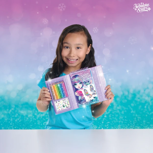 Szkicownik do projektowania ubrań, Isadora 7+, Nebulous Stars