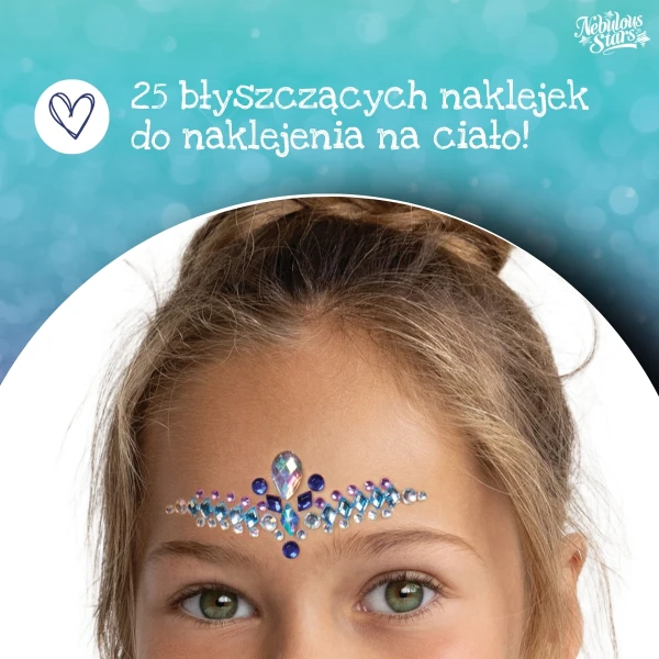 Naklejki na ciało diamentowe Iceana 25 szt. Nebulous Stars