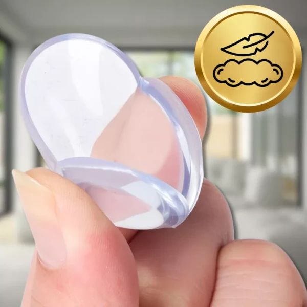 ZABEZPIECZENIE NAROŻNIKÓW NA ROGI STOŁÓW MEBLI BEZBARWNE 12 SZT OKRĄGŁE NICEKIDS