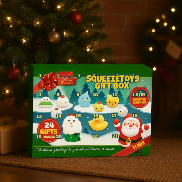 KALENDARZ ADWENTOWY SQUEEZE GNIOTKI 24 SZT. 