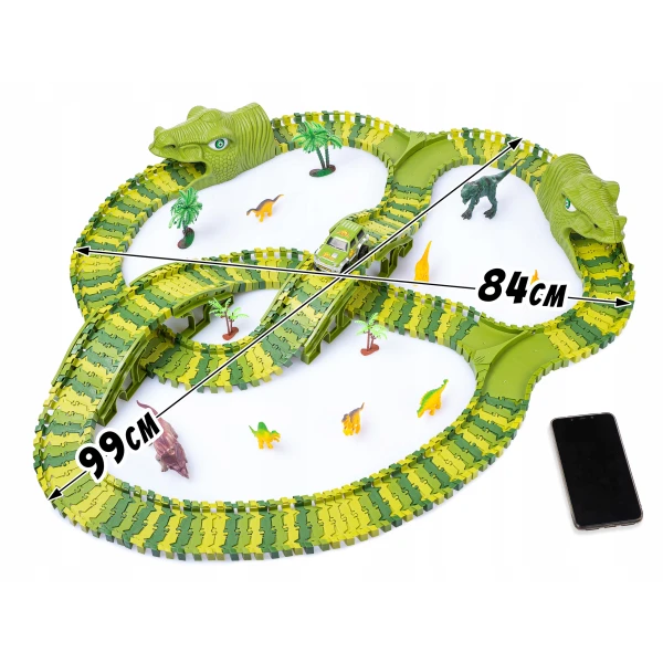 TOR DINOZAUR TRACK TOYS 270 ELEMENTÓW 