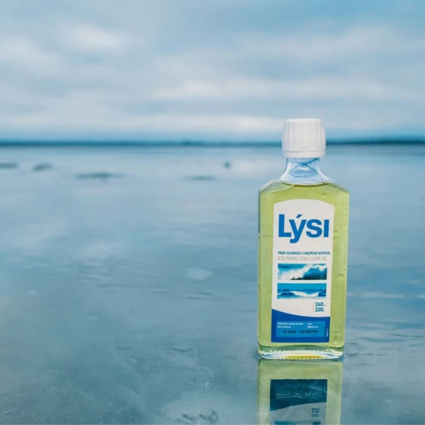 LYSI TRAN NATURALNY OLEJ KWASY OMEGA 3 DHA EPA NA ODPORNOŚĆ 240 ML