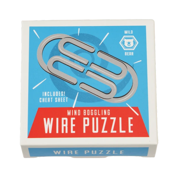 REX LONDON PUZZLE METALOWE DLA DZIECI DZIKI NIEDŹWIEDŹ ZABAWKA LOGICZNA