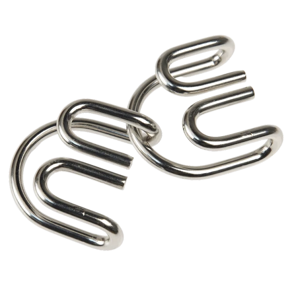 REX LONDON PUZZLE METALOWE DLA DZIECI DZIKI NIEDŹWIEDŹ ZABAWKA LOGICZNA