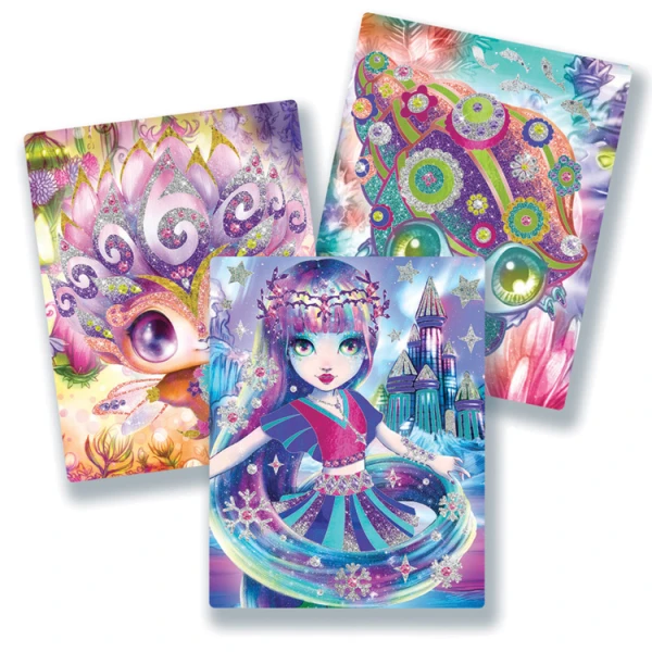 NEBULOUS STARS ALBUM DO SCRAPBOOKINGU Z FOLIĄ I BROKATEM