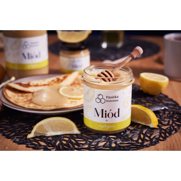 PASIEKA RODZINNA MIÓD Z CYTRYNĄ LIOFILIZOWANĄ 410G