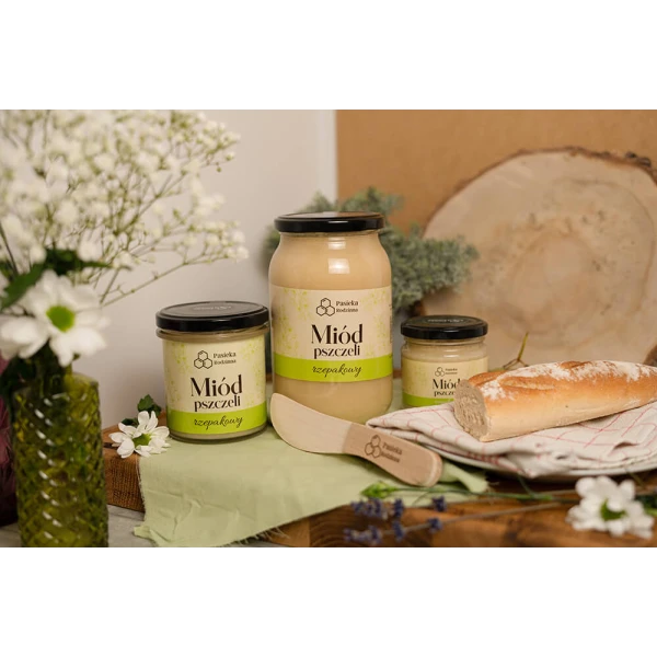 PASIEKA RODZINNA MIÓD PSZCZELI RZEPAKOWY 240G