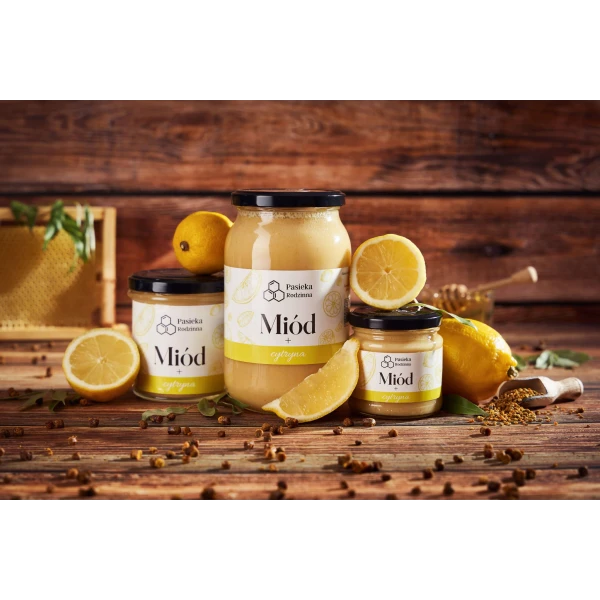 PASIEKA RODZINNA MIÓD Z CYTRYNĄ 1150G