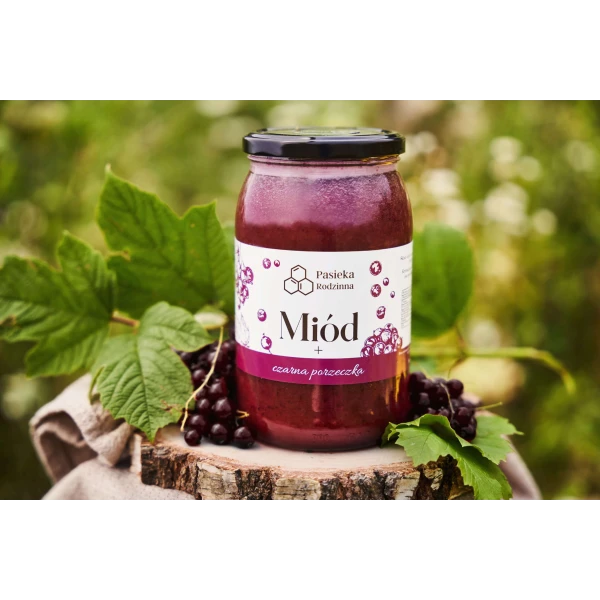 PASIEKA RODZINNA MIÓD Z CZARNĄ PORZECZKĄ 1150G