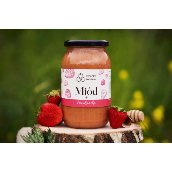PASIEKA RODZINNA MIÓD Z TRUSKAWKĄ 1150G