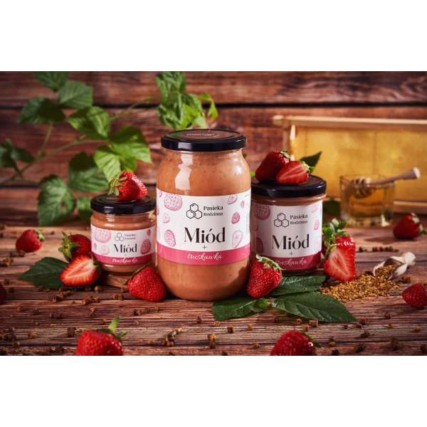 PASIEKA RODZINNA MIÓD Z TRUSKAWKĄ 1150G