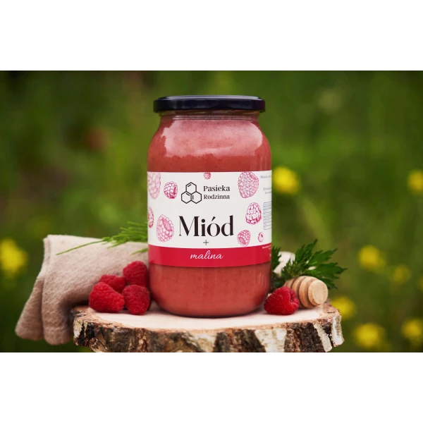 PASIEKA RODZINNA MIÓD Z MALINĄ 1150G