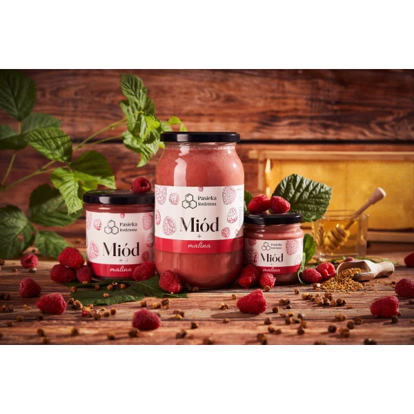 PASIEKA RODZINNA MIÓD Z MALINĄ 1150G