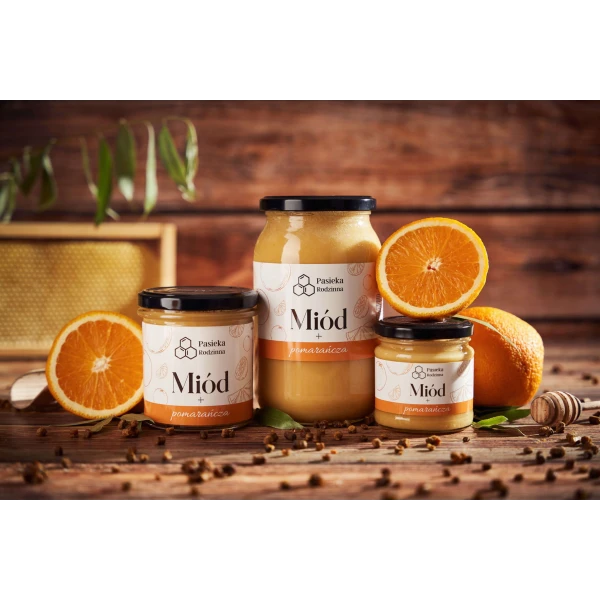 PASIEKA RODZINNA MIÓD Z POMARAŃCZĄ 410G