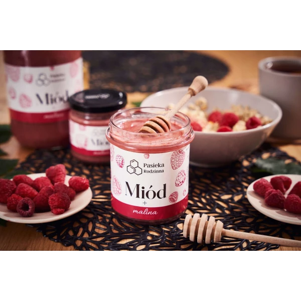 PASIEKA RODZINNA MIÓD Z MALINĄ 410G