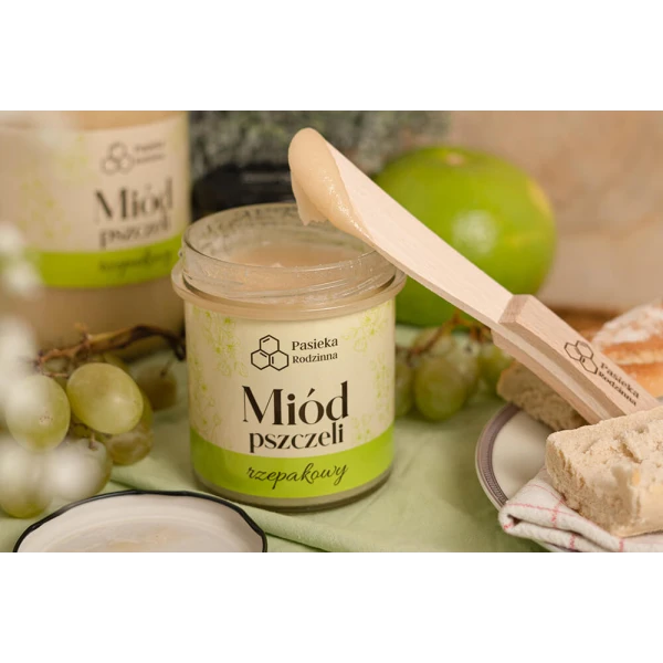 PASIEKA RODZINNA MIÓD RZEPAKOWY 410G