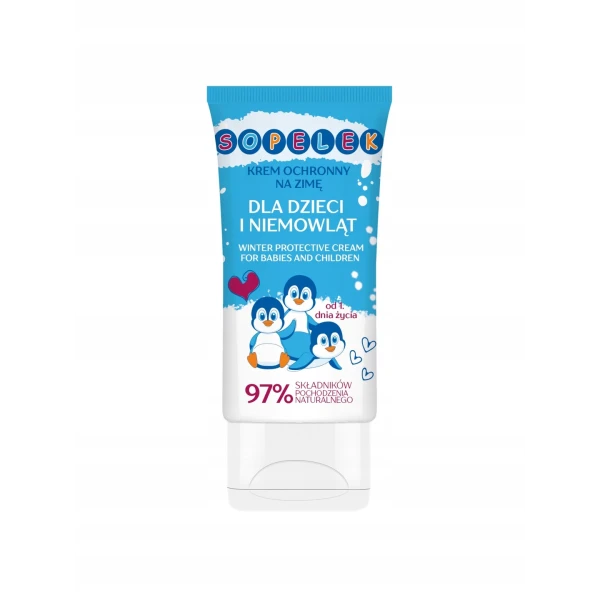 FLOSLEK ZESTAW WINTER CARE FOR KIDS KREM ZIMOWY SPF50+WAZELINKA DO UST 40ML+10G
