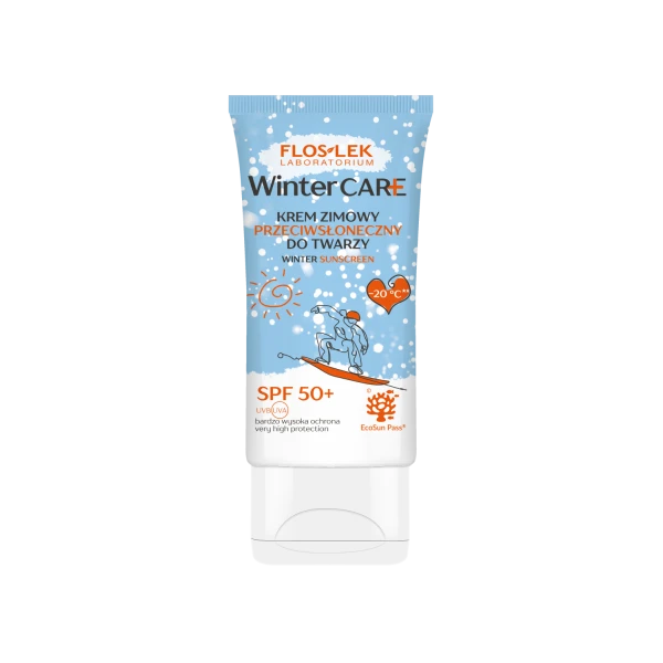 FLOS-LEK ZESTAW WINTER WAZELINKA DO UST + KREM ZIMOWY SPF 50+ 30ML