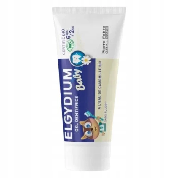 ELGYDIUM BABY  PASTA DO ZĘBÓW DLA DZIECI 6M-2LAT Z WODĄ RUMIANKOWĄ 30ML 