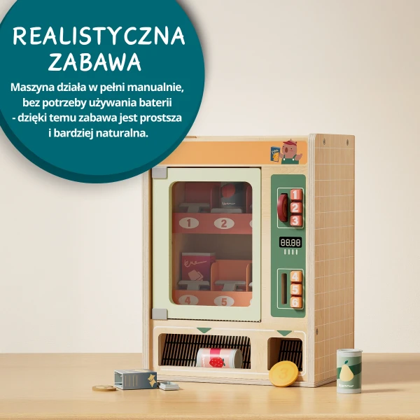 ZABAWKOWY AUTOMAT SPRZEDAJĄCY SHOP&GO EDUKACYJNA 36m+ 